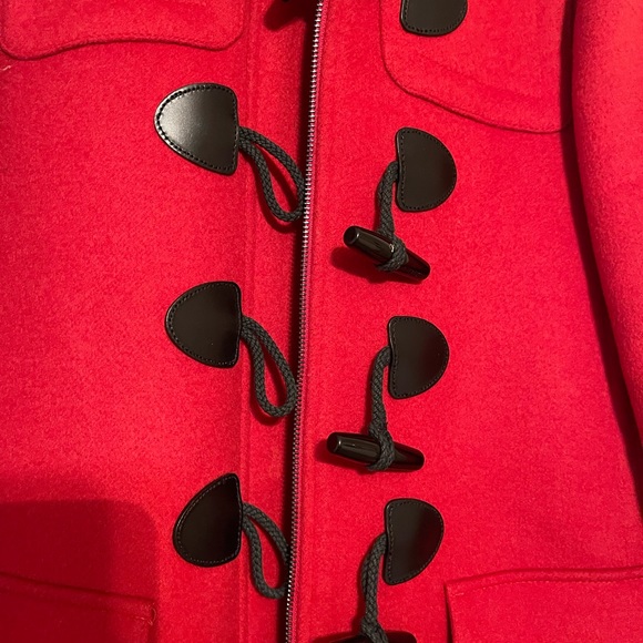 Burberry Brit Red Pea coat - Picture 10 of 11